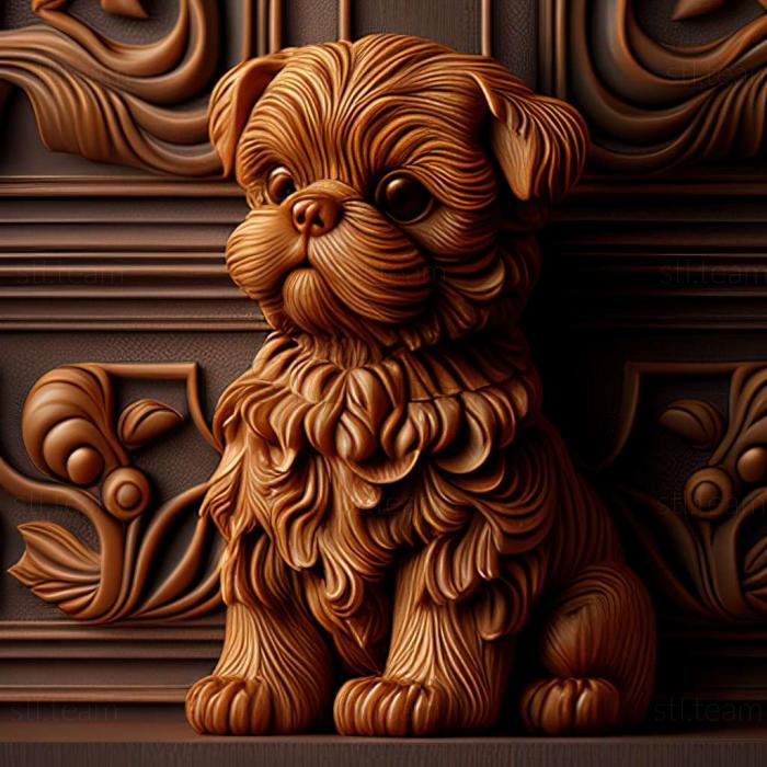 3D model Russian toy dog (STL)